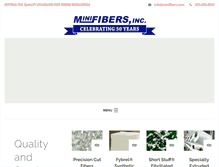 Tablet Screenshot of minifibers.com